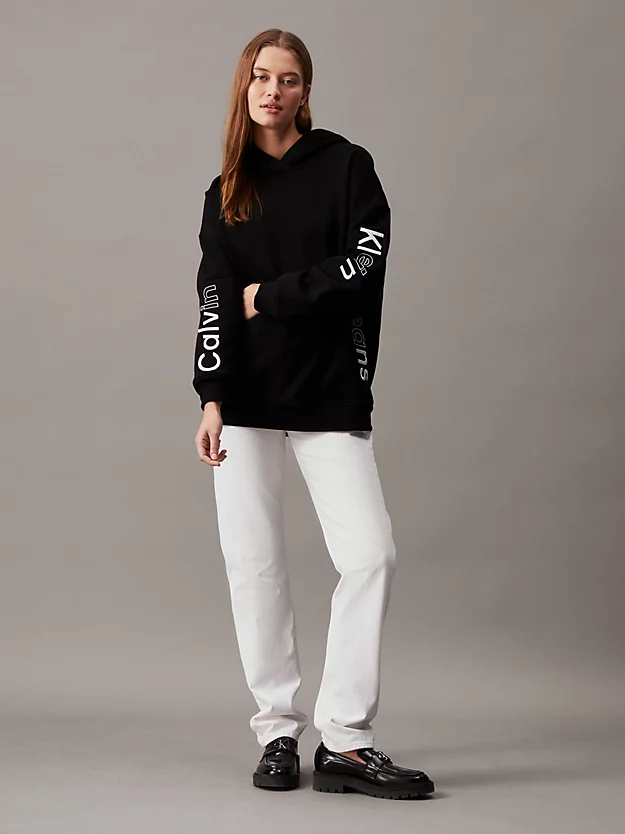 Moletom oversized com logo