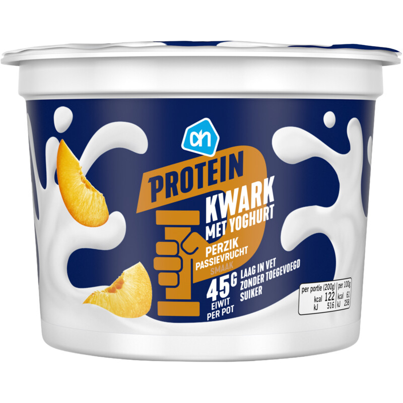 AH Protein kwark met yoghurt perzik