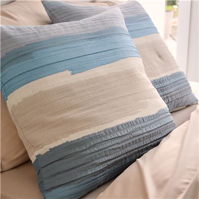 Jeté de lit rayures jacquard
