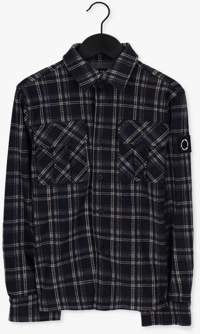 RELLIX blauwe rellix overshirt shirt jacket check