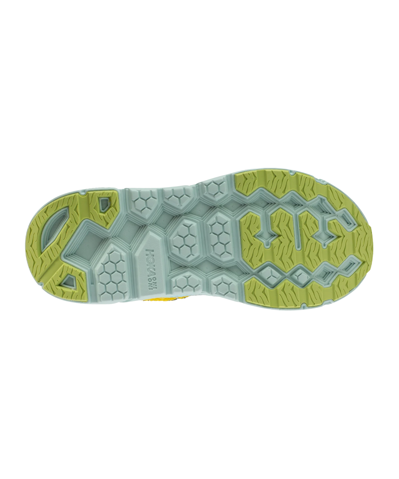 HOKA Clifton L Embroidery Blau Gelb
