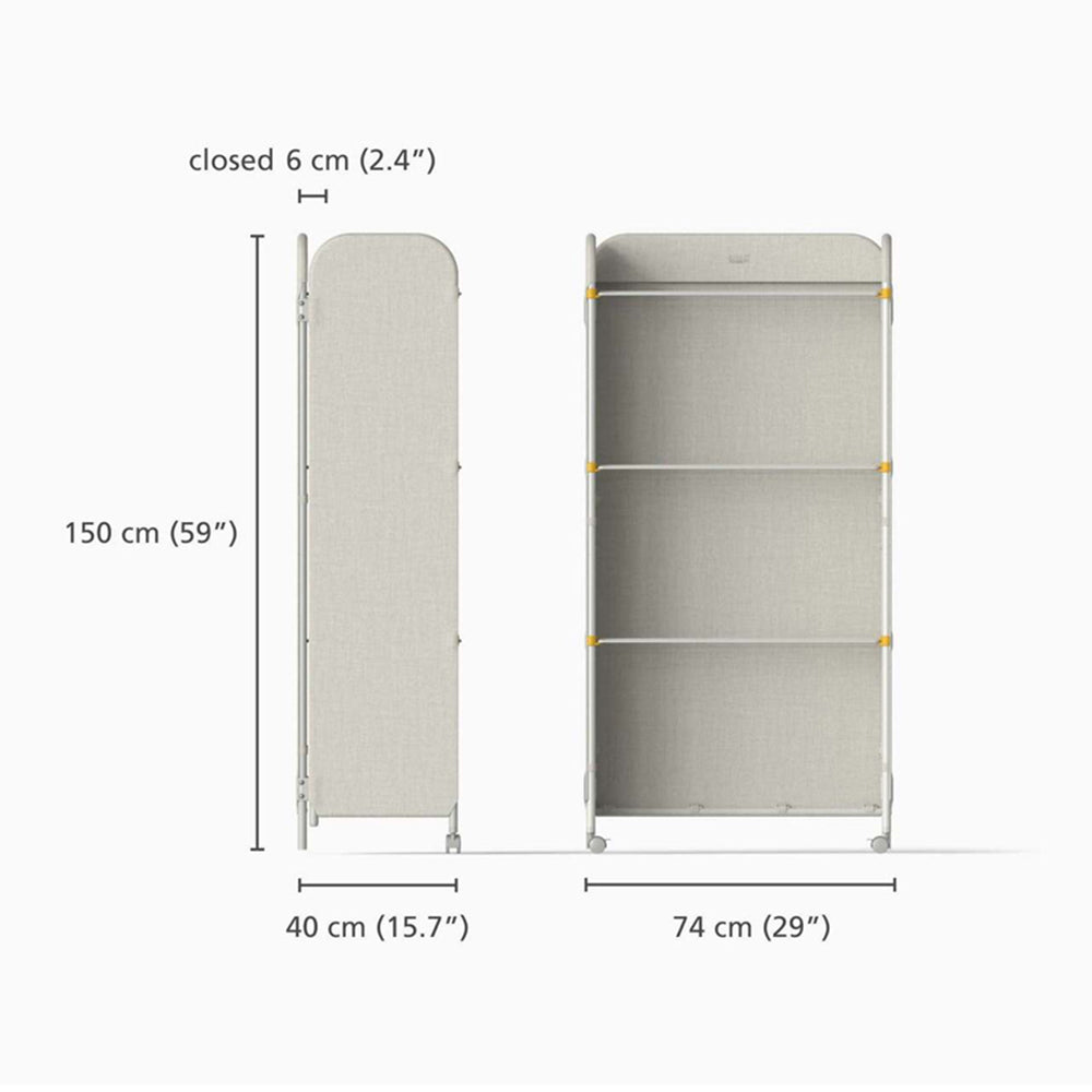 Joseph Joseph Eclipse 3-Laagse Droogrek 1,5 Meter - Beige