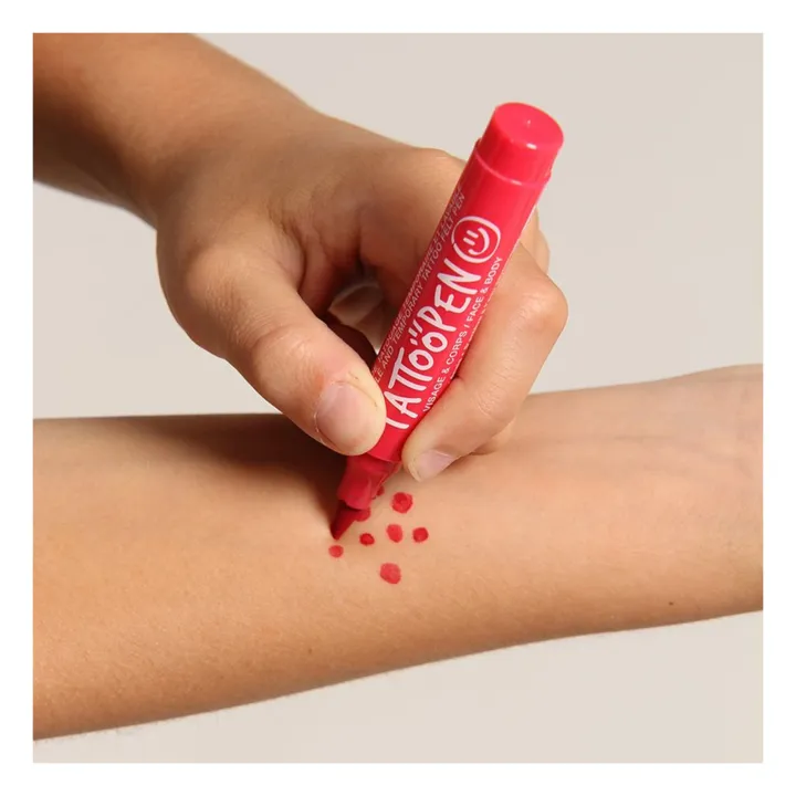 Nailmatic Kids Feutre de tatouage temporaire Tattoopen | Rouge