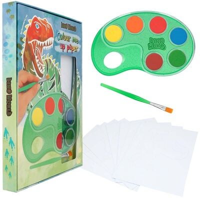 Dino World Fargeleggingssett Colour Me Up Paper