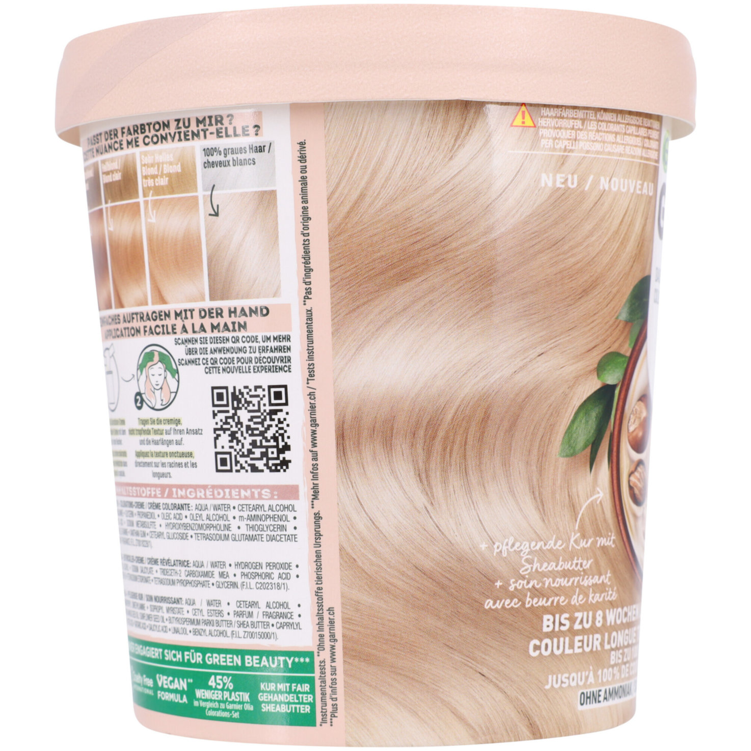 Garnier GOOD Dauerhafte Haarfarbe 9.1 Vanille Blond