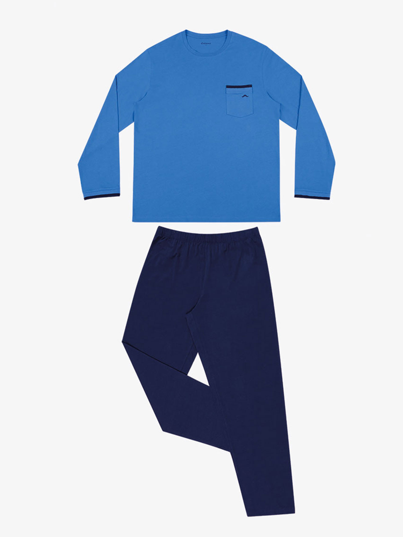 Pyjama long col rond homme Dandy