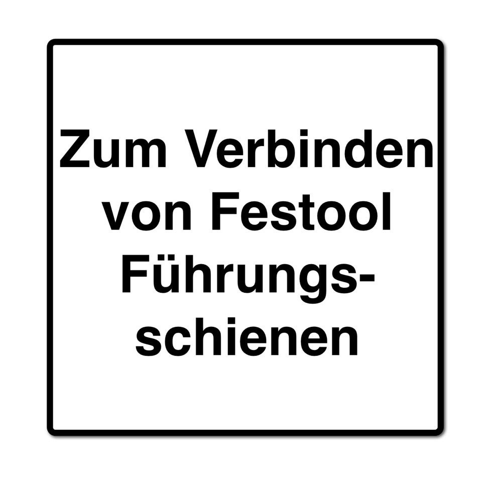 Festool FSV/2-connector (577039) voor het verbinden van geleiderails