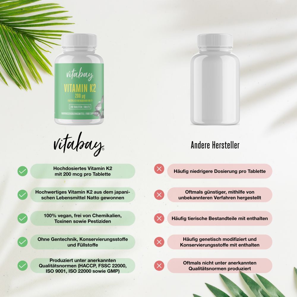 vitabay® Vitamin K2 200 µg