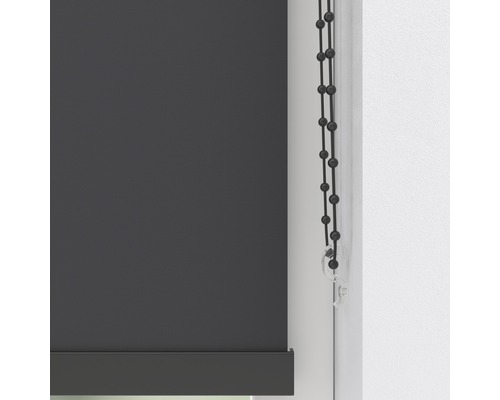 Soluna daglichtrolgordijn met kleurgecoördineerd mechanisme 60x190 cm T24 zwart