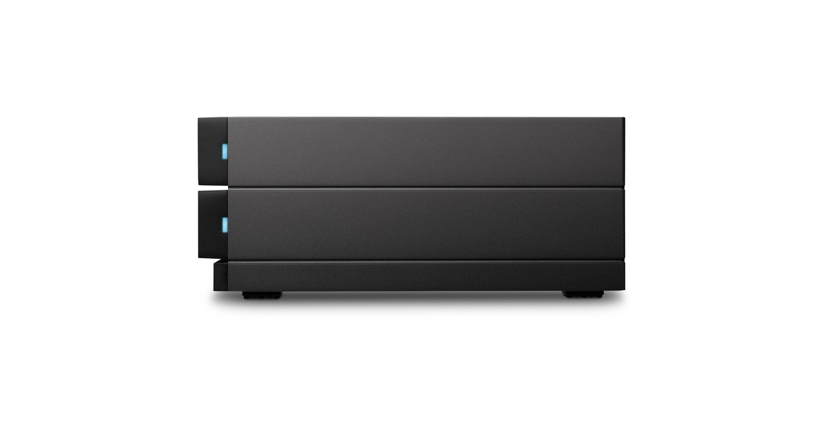 LaCie2big RAID 8 TB externe harde schijf  (Zwart, USB-C 3.2 (5 Gbit/s))