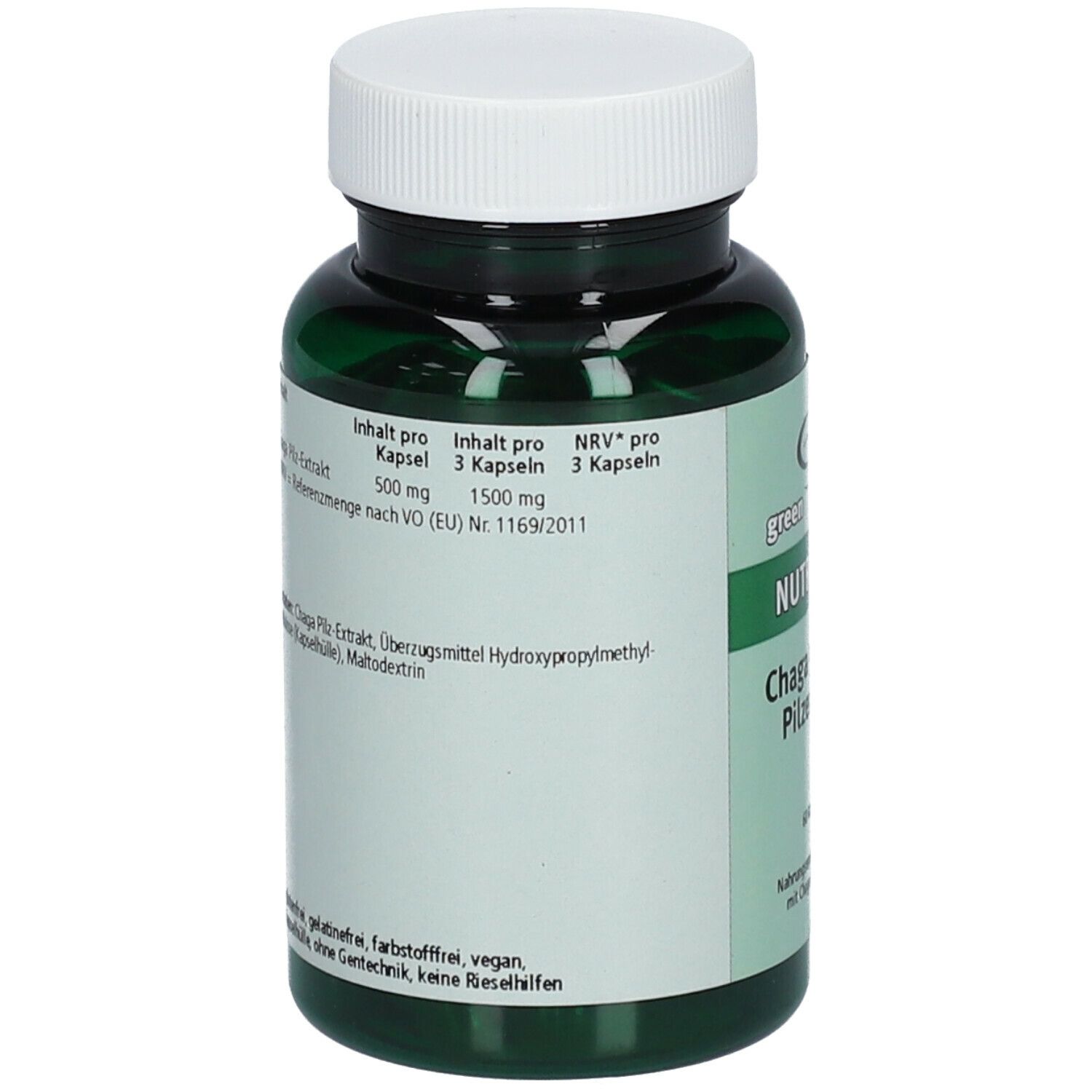 green line NUTRITHEKE Chaga 500 mg Pilzextrakt