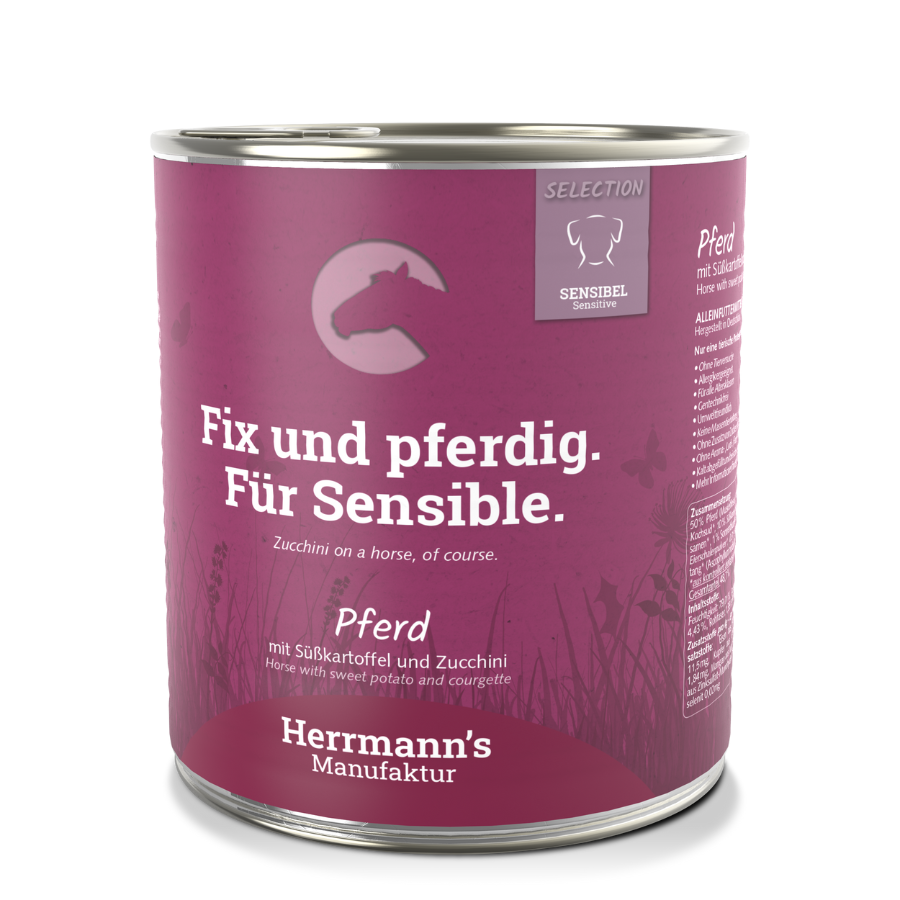 Seleção Sensibel Horse com batata-doce e abobrinha 12 x 400g