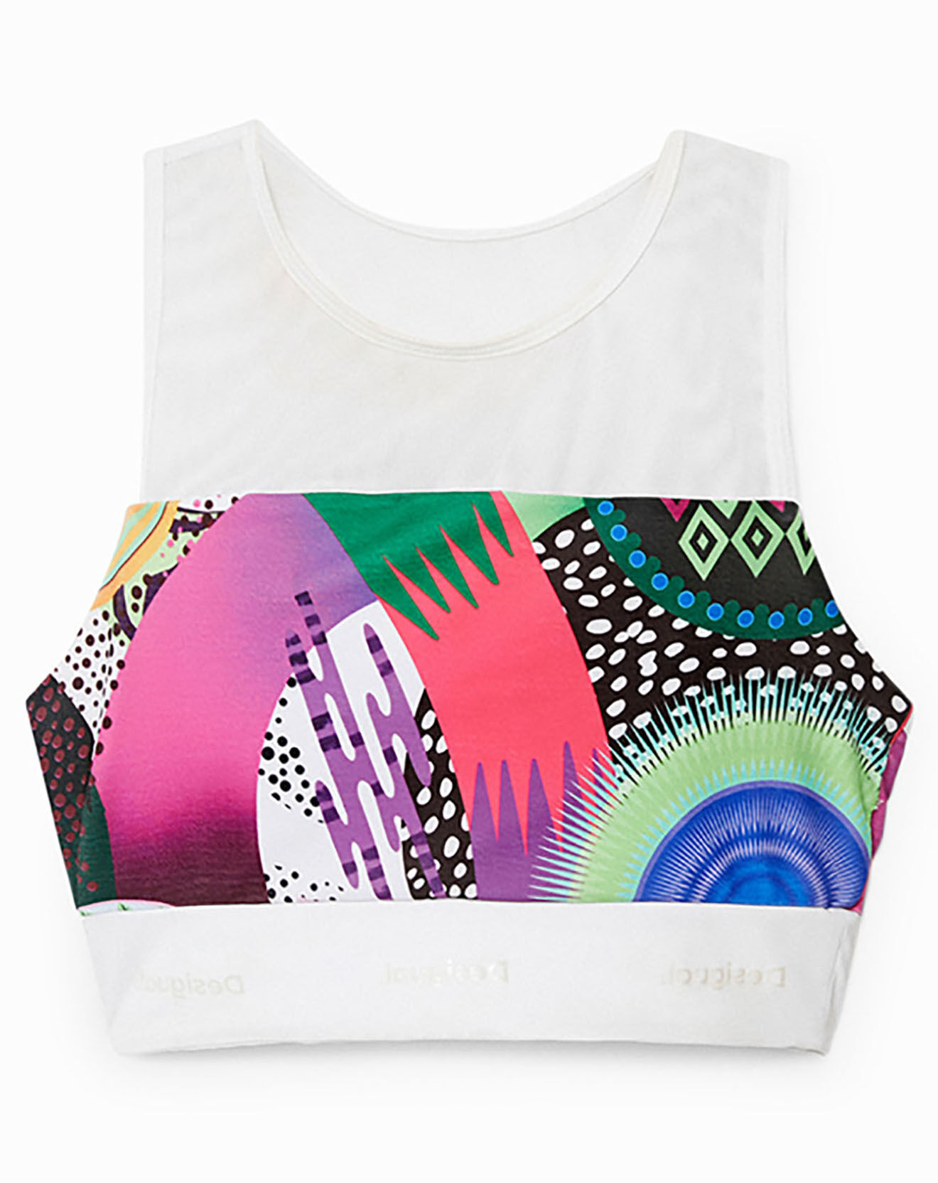 Desigual Top Mahaut blanc