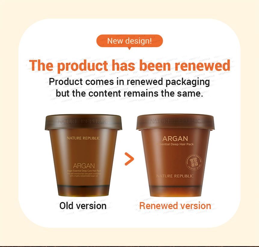 NATURE REPUBLIC - Argan Essentiële Diepe Verzorging Haarpakket