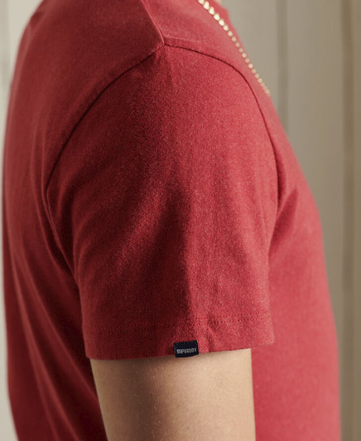 Superdry Vintage Logo Emb Tee Hike red marl