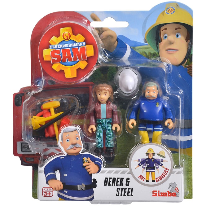 Feuerwehrmann Sam - Figurenset - 2 Stück - 1 Set