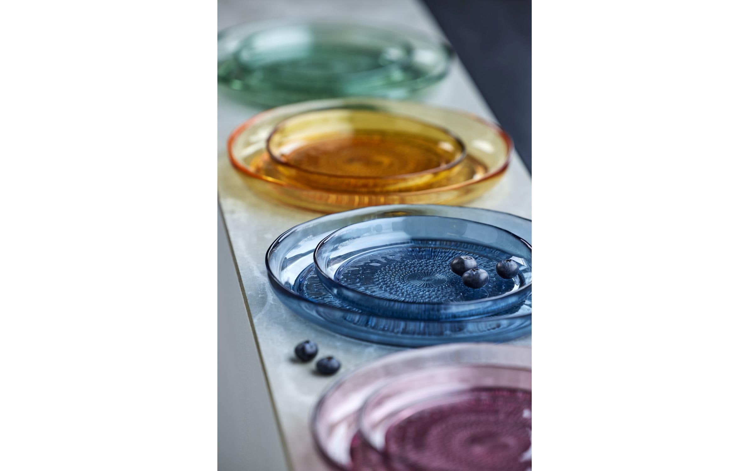 Frühstücks- & Dessertteller Kusintha Ø 25 cm, 6 Stück, AmberGlasteller Set