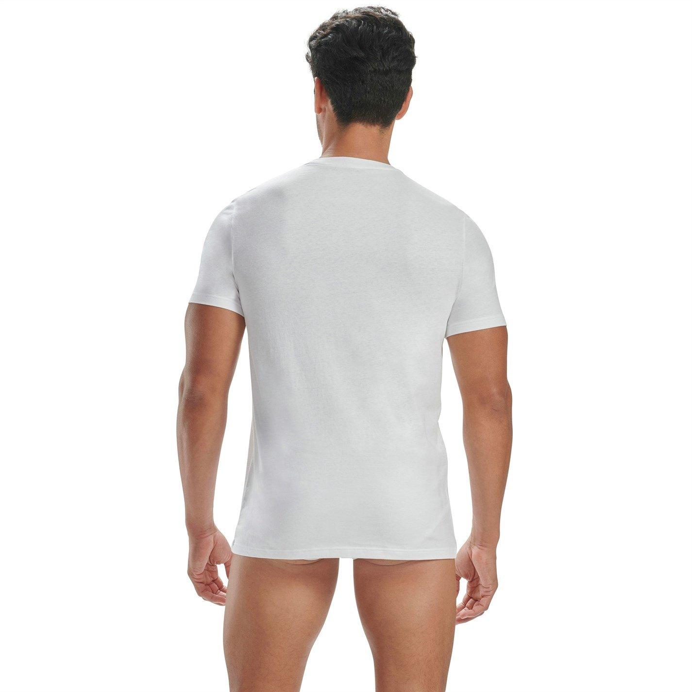 adidas 3 Pack Active Core Cotton V Neck T Shirt Mens