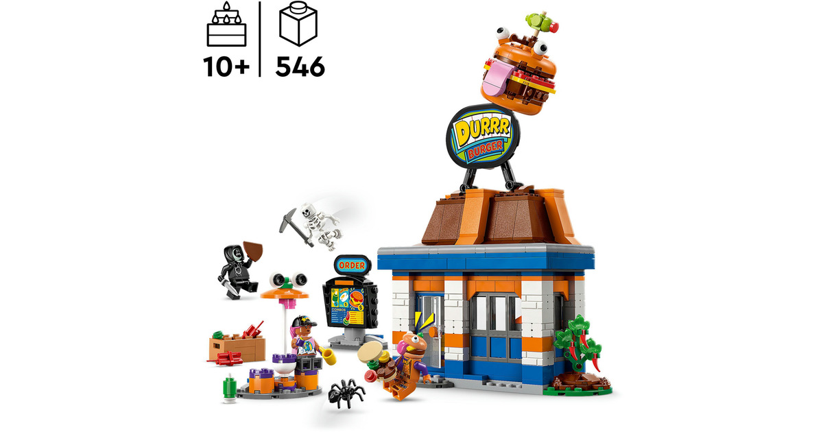 LEGOFortnite - Durrr Burger restaurant Constructiespeelgoed  (77076)