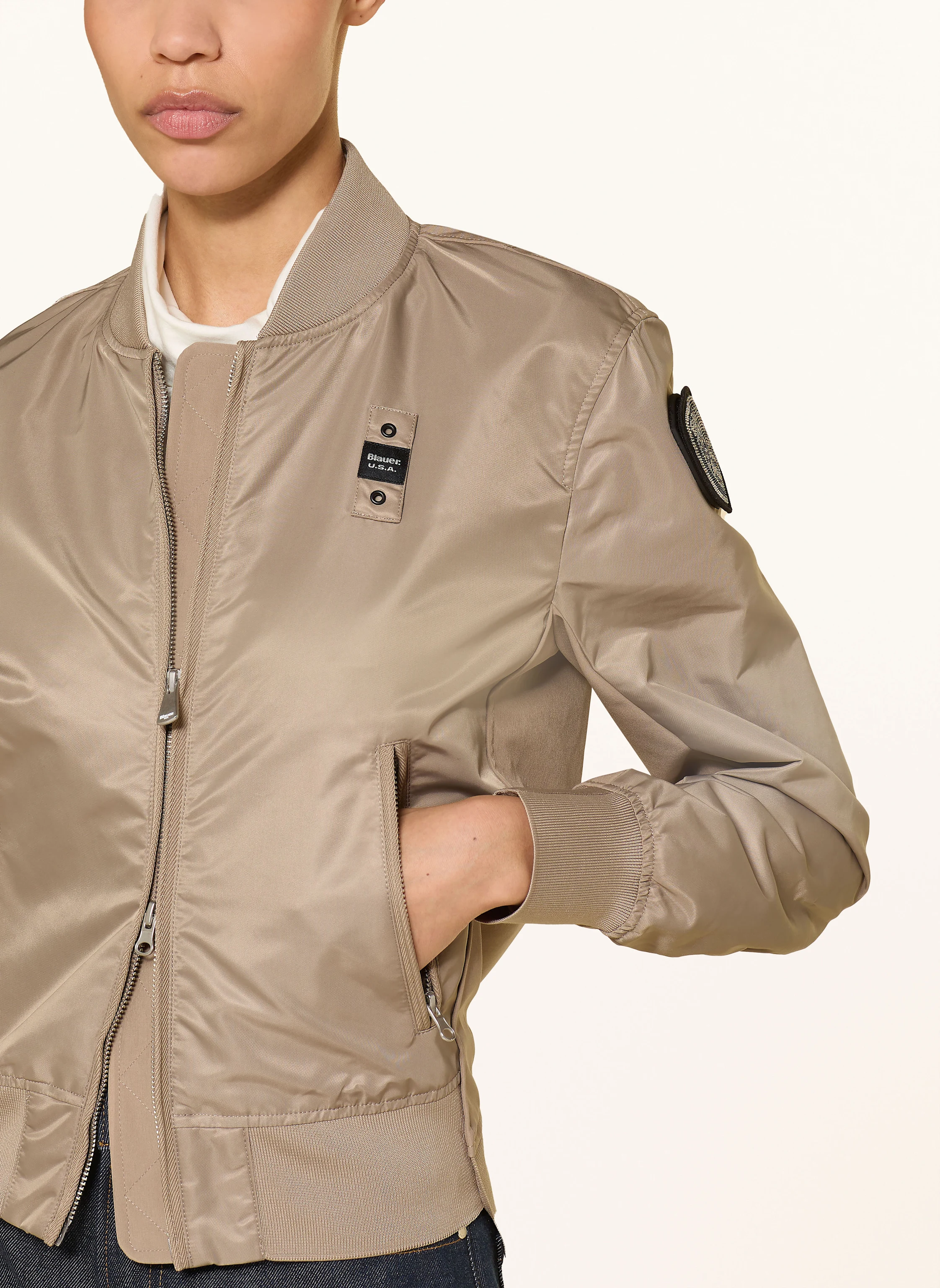 Blauer Blouson LAURIE