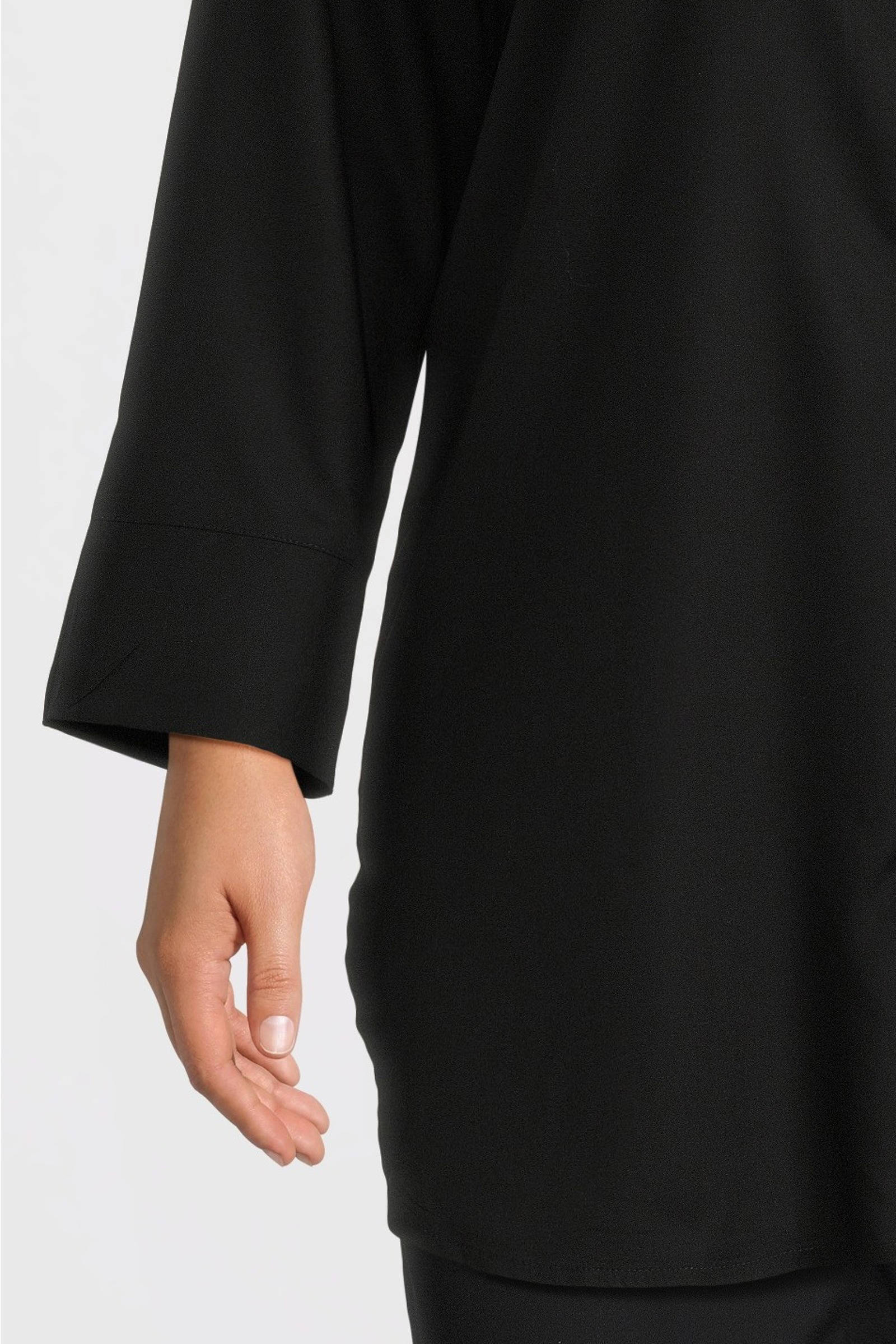 GREAT LOOKS lange blouse zwart