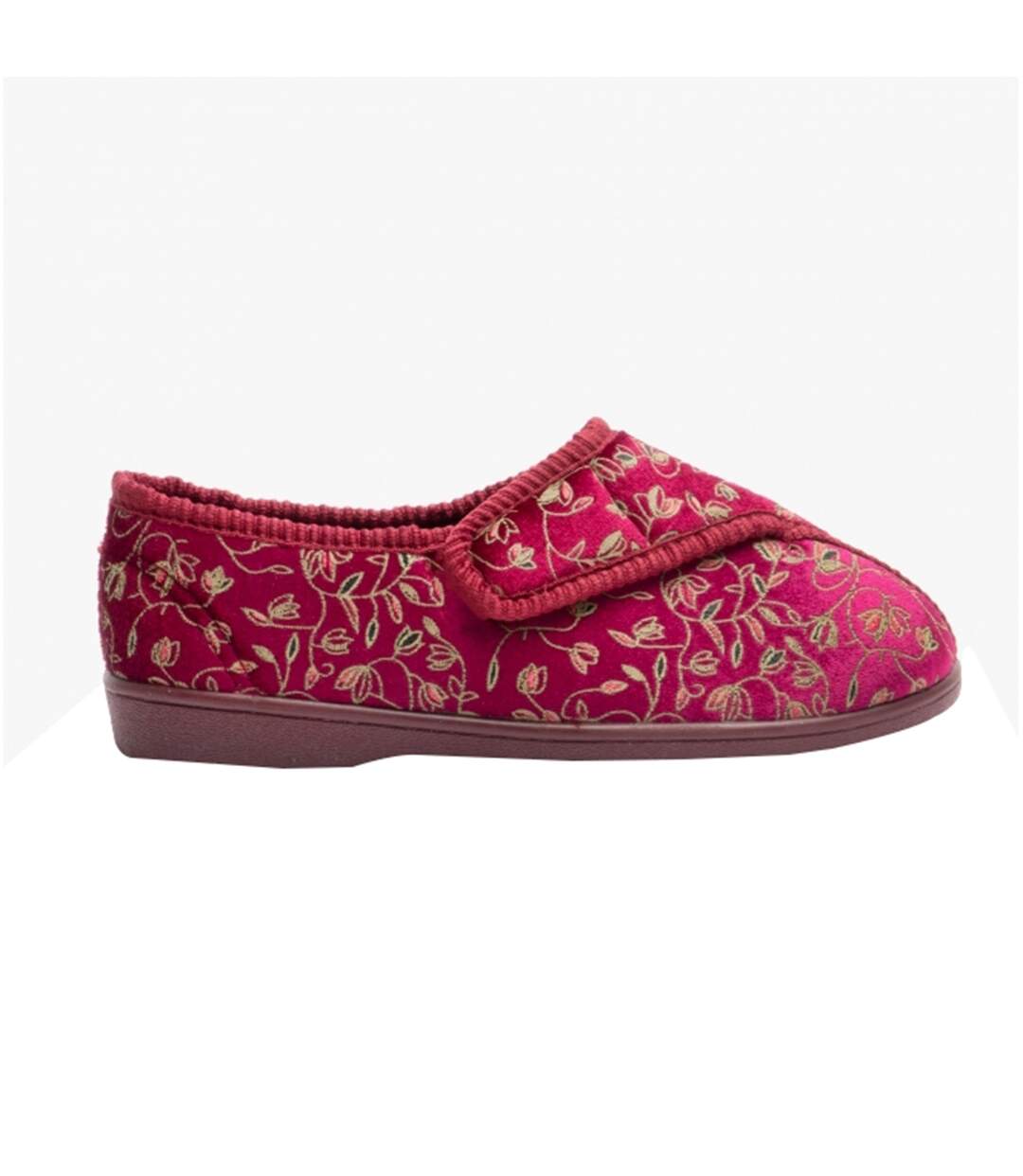 Zedzzz Janice - Chaussons à scratch - Femme (Vin) - UTDF533