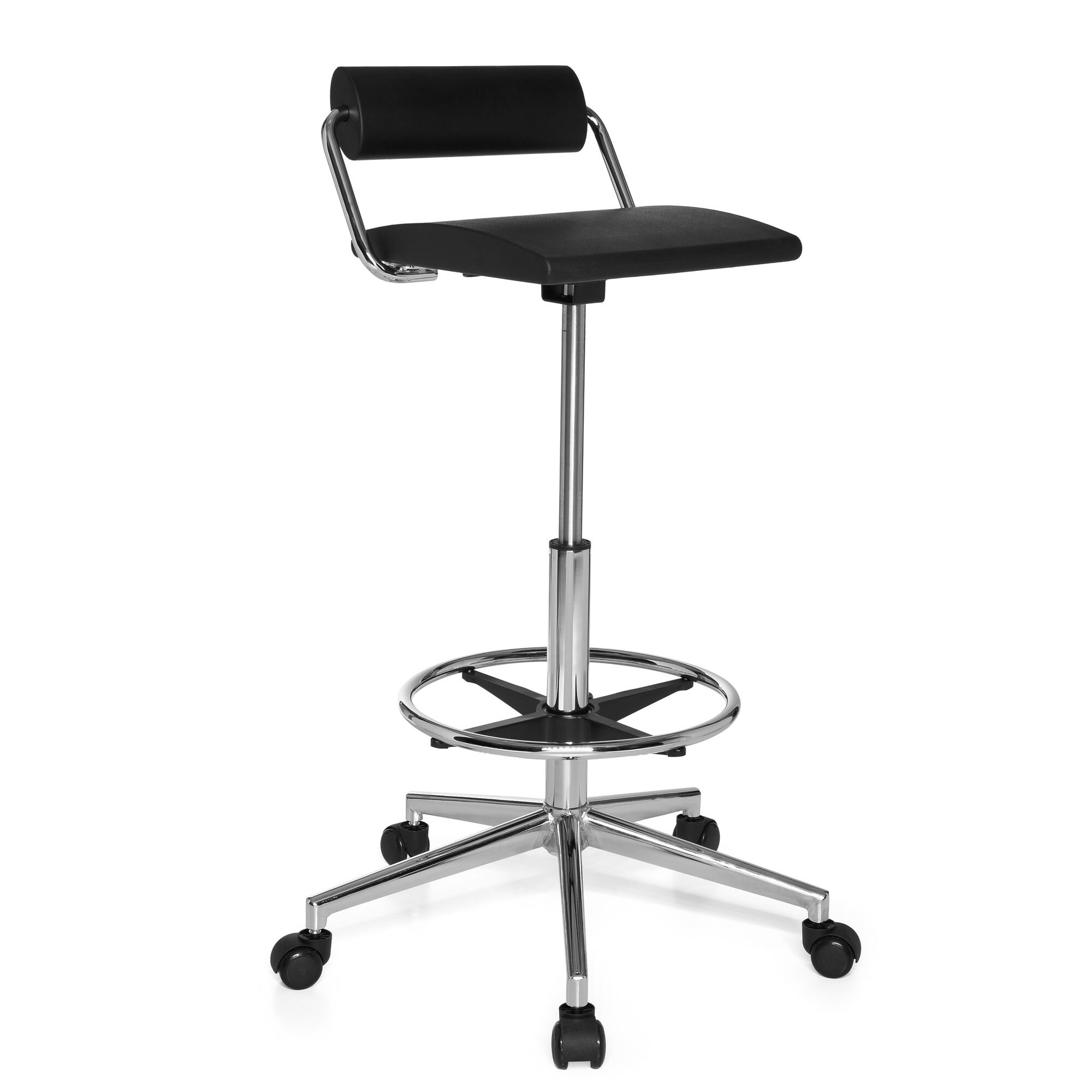 Drehhocker TOP WORK 28 Kunstleder ohne Armlehnen hjh OFFICE