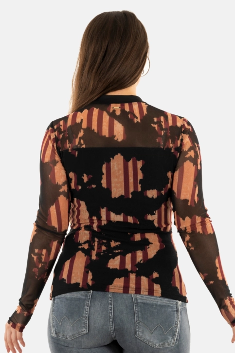 Tee shirt manches longues kaporal mosly black