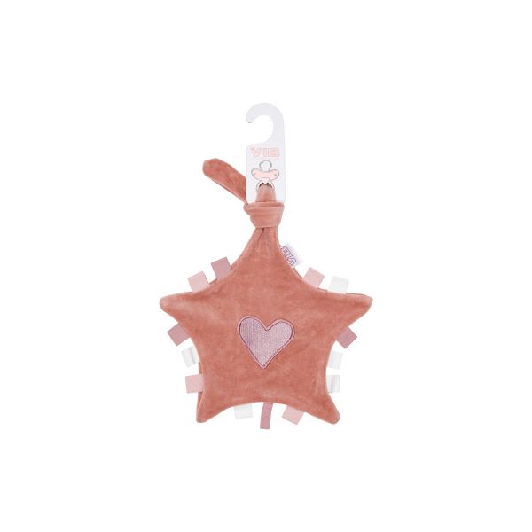 VIB Tutteldoekje Hart Oud Roze