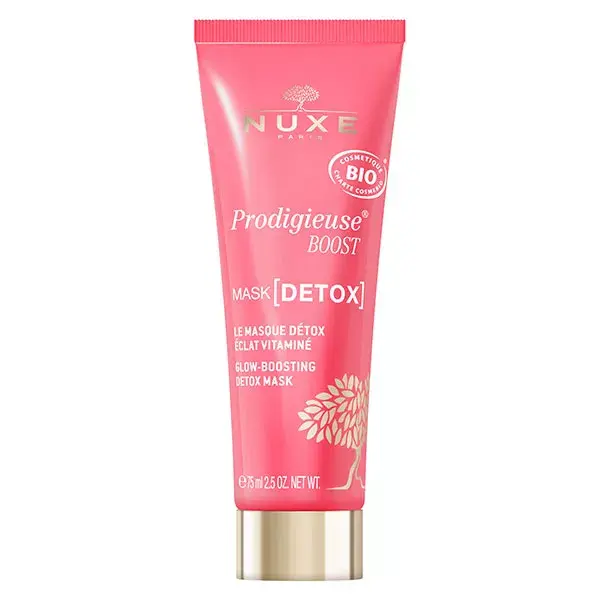 Máscara Facial Detox Radiance Orgânica Enriquecida com Vitaminas Nuxe Prodigieuse Boost® 75ml