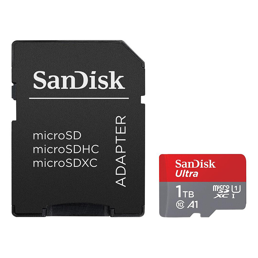 SanDisk Ultra microSD UHS-I U1 1 To 150 Mo/s + Adaptateur SD