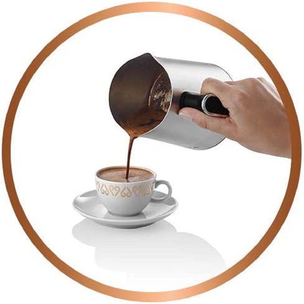 OK0010-K Kaffeemaschine Chrom, 18/10 Edelstahl