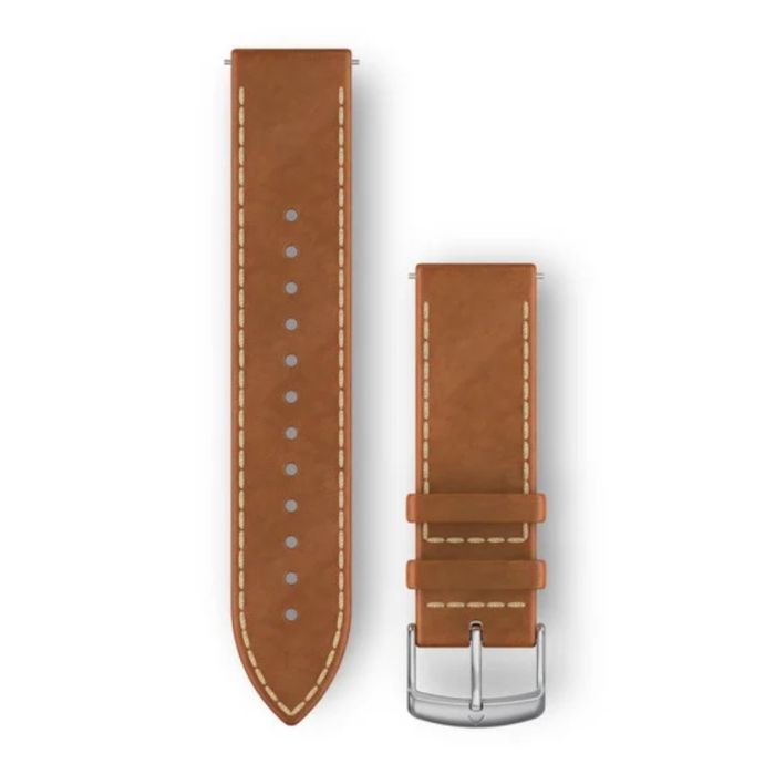 Garmin Unisex Tilbehør til ure/armbånd Quick Release 20 mm Strap (Leather)
