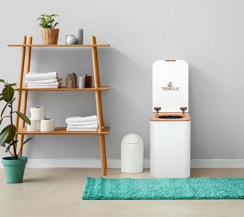 TROBOLO Trenntoilette SilvaBlœm weiß