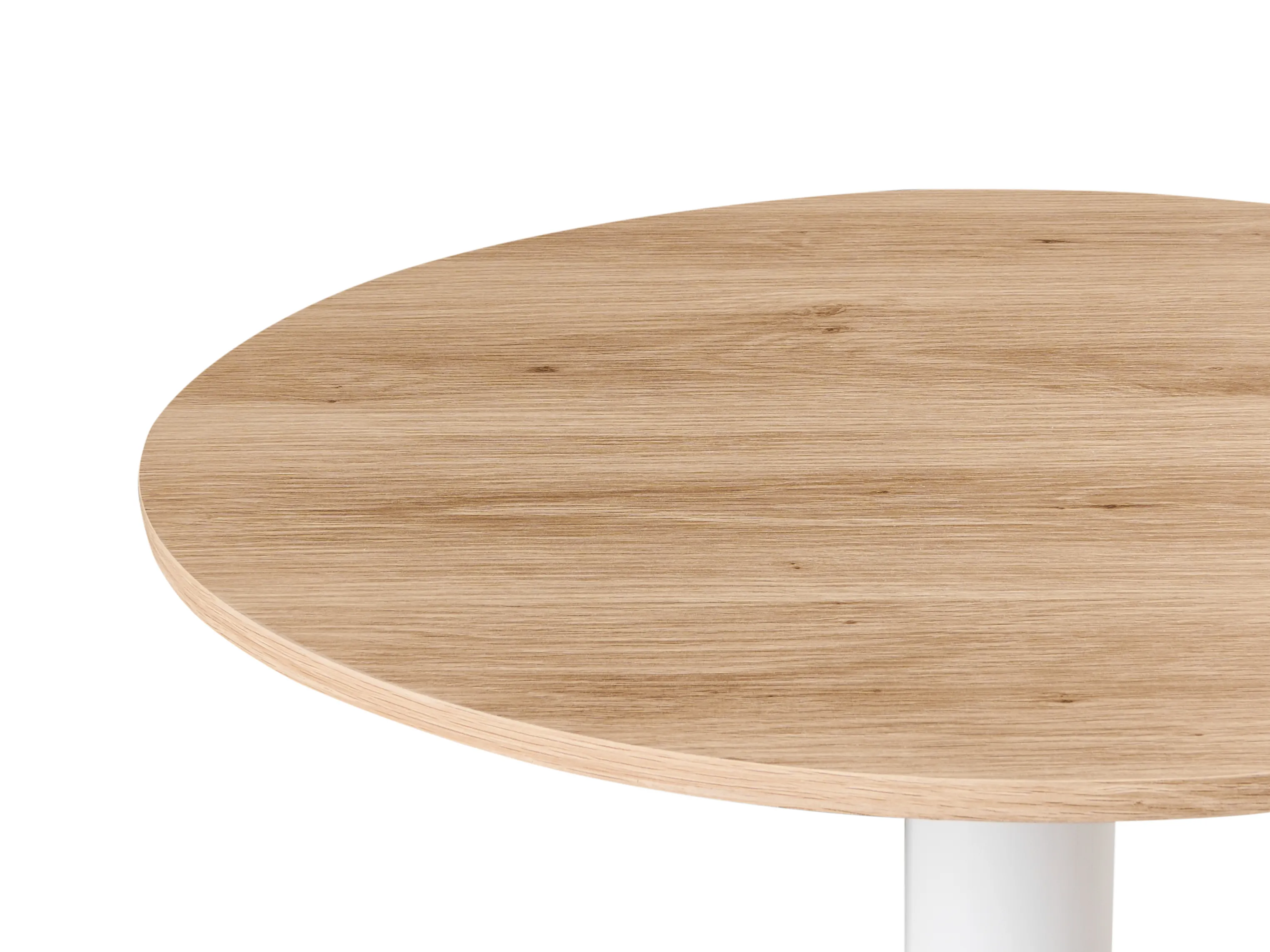 Statafel MORELLA Lichtbruin/wit 60 cm 60 cm