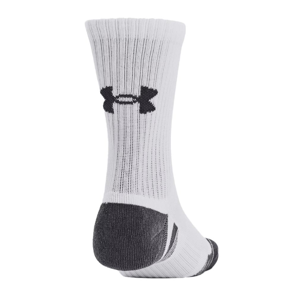 Under Armour x3 Paires de Chaussettes Blanches/Grises Homme Under Armour Performance