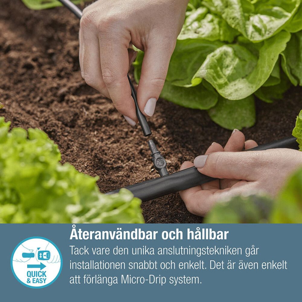 SKJØTEFORBINDELSE GARDENA MICRO-DRIP-SYSTEM 3/16
