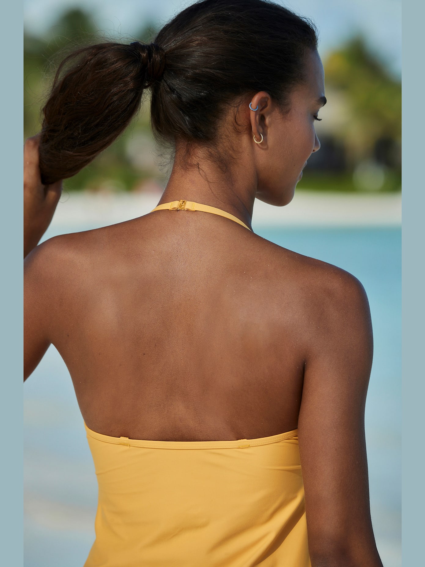 Haut de tankini bonnets amovibles