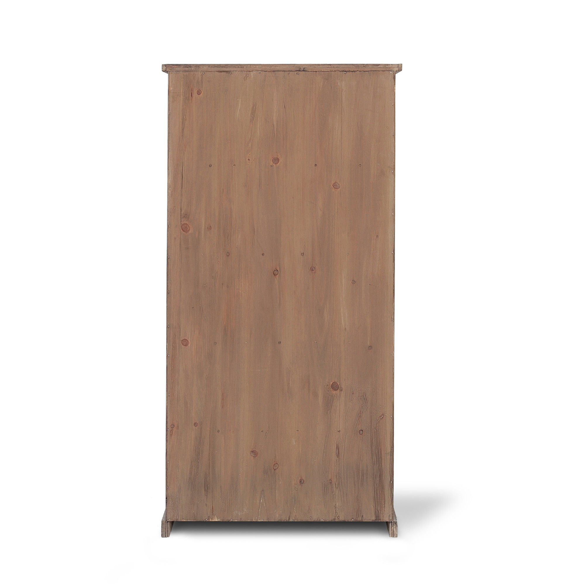 Kommode mit 5 Glastüren, braun, H 117 cm, B 60 cm, T 26 cm von fischer's lagerhaus