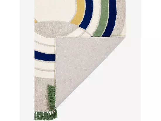 HABITAT - Tapis en laine tufté main - 170 x 240 cm - Beige - Design by Floriane Jacques - Pacome