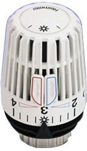 Heimeier - Thermostaatknop - Wit - M30x1.5 - Vloeistofgevuld