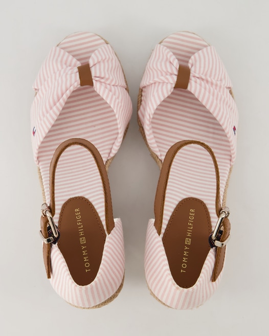 Tommy Hilfiger Seersucker High Wedges in Rosa