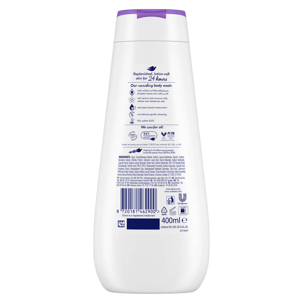 Relaxing verzorgende douchegel - 6 x 400 ml