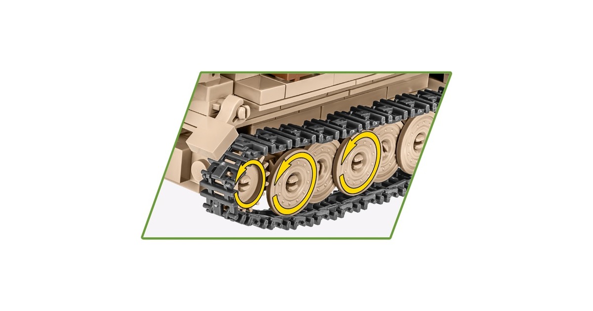 COBIHistorical Collection - Sd.Kfz 10 Demag D7 Constructiespeelgoed  (Schaal 1:35)