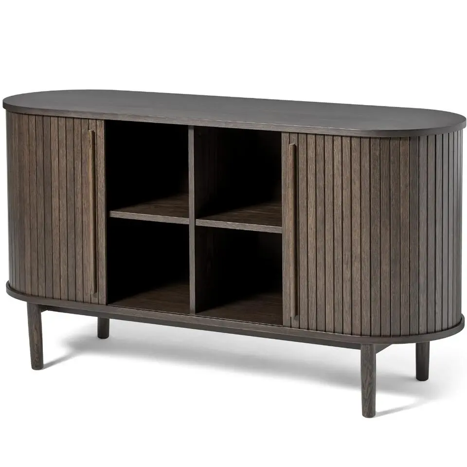 Dressoir Donker Eikenhout - 140x45x76cm - Meta