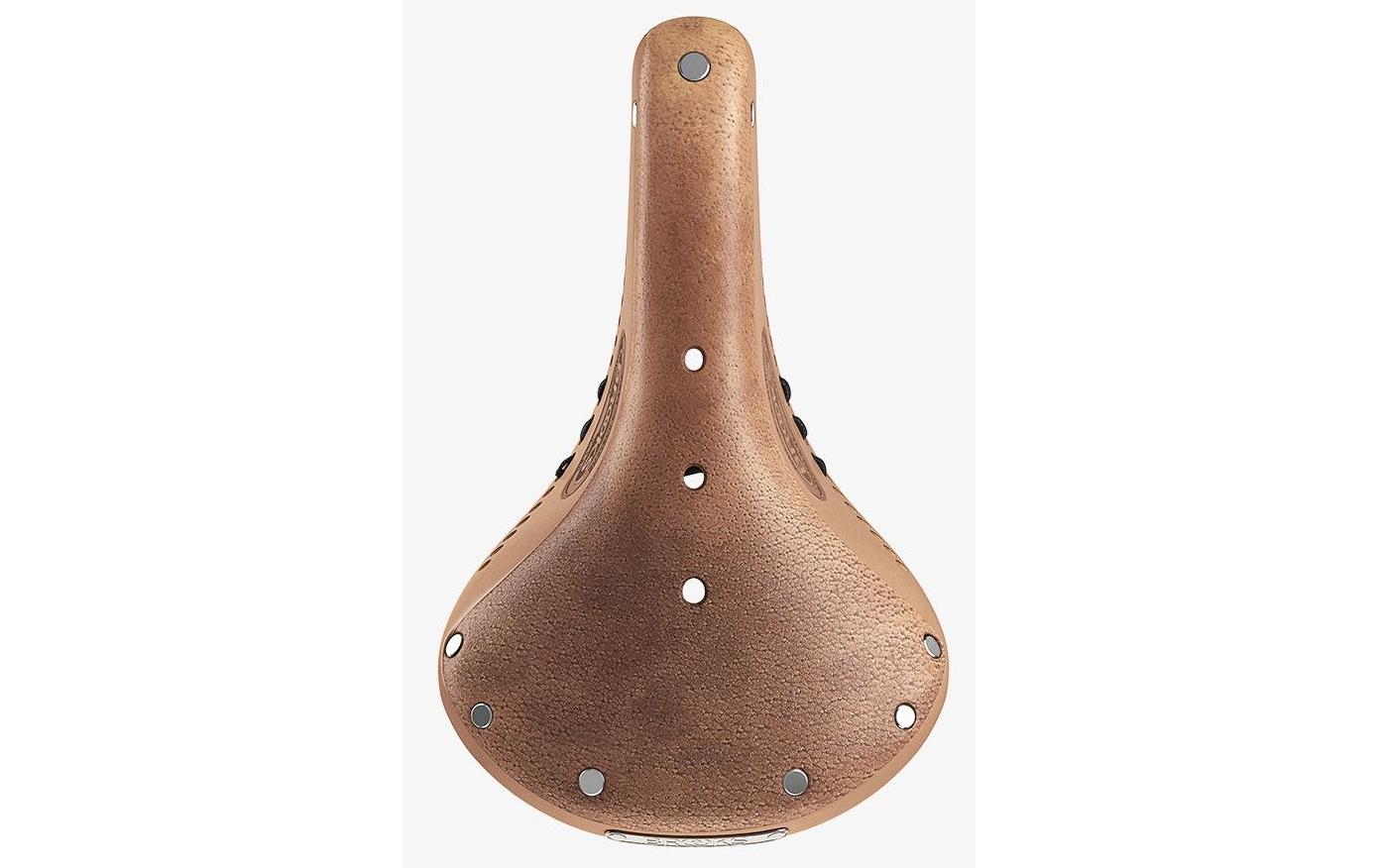 Fahrradsattel Flyer Softened Pre-Aged<br>Ledersattel für Herren mit Nubuk behandeltem Leder