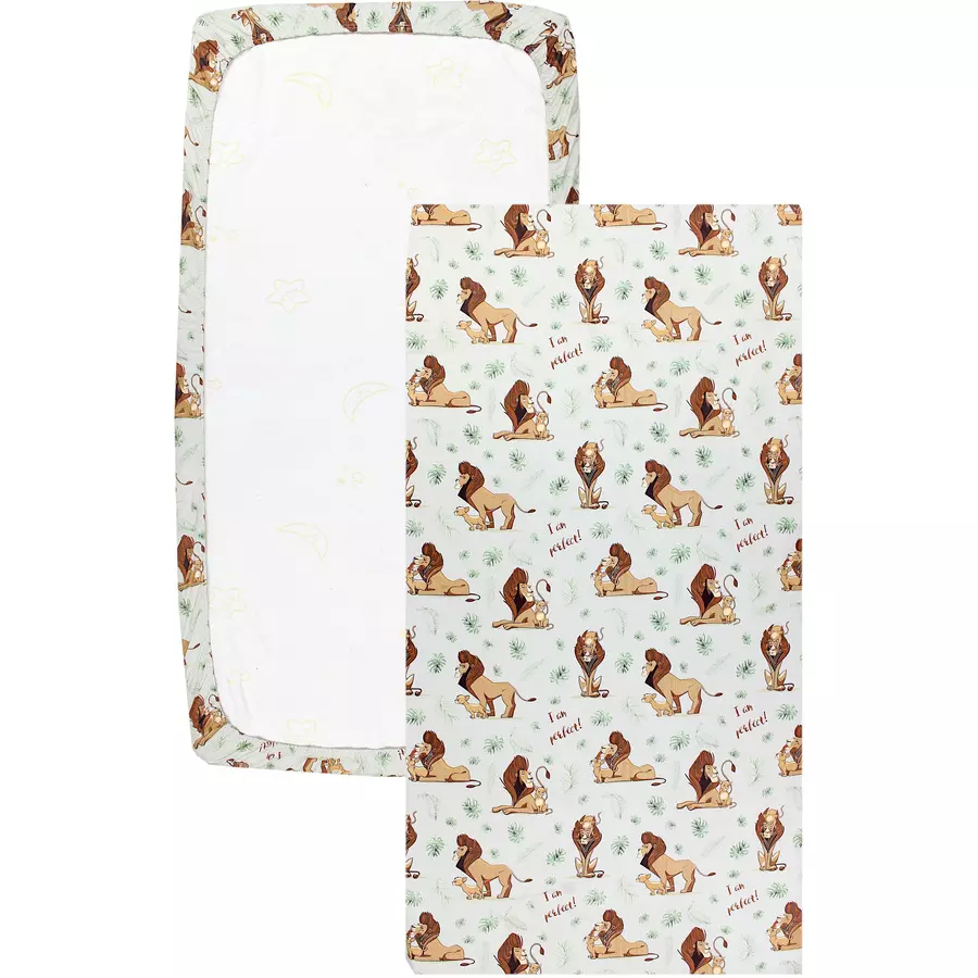 TupTam Baby Kinder Spannbettlaken 2er Pack braun