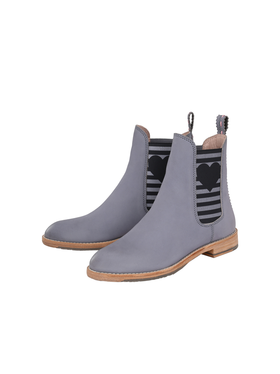 CHELSEA BOOT AMY MIT STREIFEN UND HERZ
