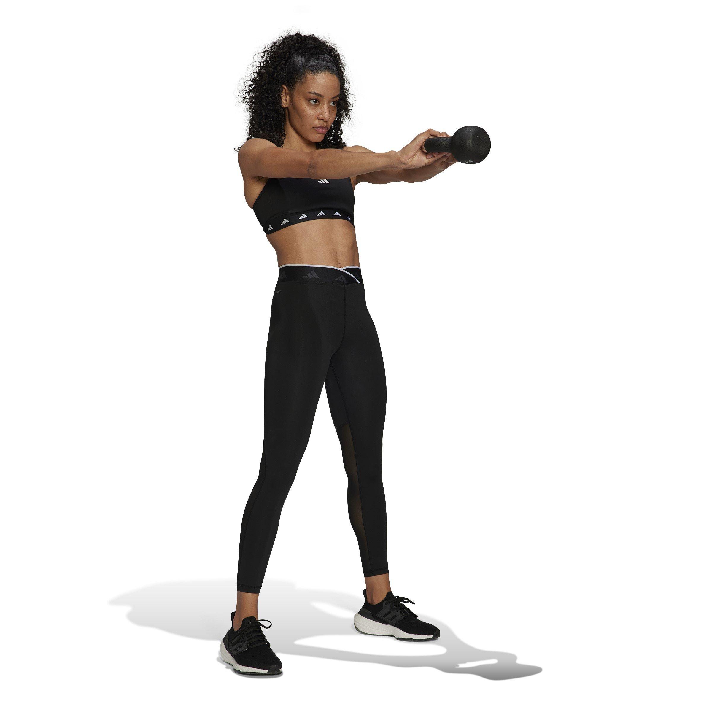 adidas Techfit V Shaped Elastic 7 8 Leggings Womens