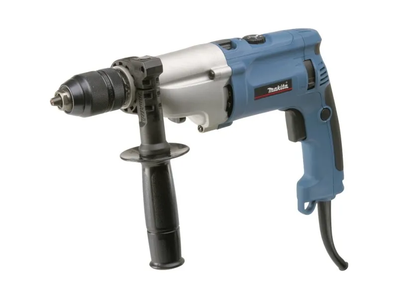 Makita HP2071J - Hammerbor - 1010 W - 2-hastigheders - nøgleløs borepatron 13 mm